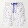 Moorea Straight-Leg Mid-Length Printed Swim Shorts