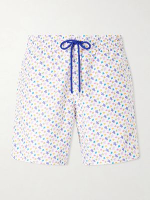 Moorea Straight-Leg Mid-Length Printed Swim Shorts Moorea Straight-Leg Mid-Length Printed Swim Shorts