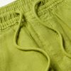 Straight-Leg Linen Drawstring Cargo Shorts - E1 Straight-Leg Linen Drawstring Cargo Shorts - E1