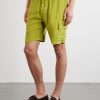 Straight-Leg Linen Drawstring Cargo Shorts - FR Straight-Leg Linen Drawstring Cargo Shorts - FR