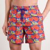 Moorea Straight-Leg Mid-Length Printed Recycled Swim Shorts - OU