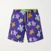 Moka Straight-Leg Mid-Length Printed ECONYL® Swim Shorts Moka Straight-Leg Mid-Length Printed ECONYL® Swim Shorts
