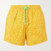 Moorise Straight-Leg Mid-Length Printed Recycled Swim Shorts Moorise Straight-Leg Mid-Length Printed Recycled Swim Shorts