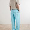 Pacha Straight-Leg Linen Drawstring Trousers - BK Pacha Straight-Leg Linen Drawstring Trousers - BK