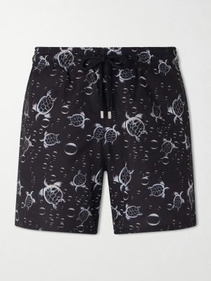 Mahina Straight-Leg Mid-Length Printed Swim Shorts Mahina Straight-Leg Mid-Length Printed Swim Shorts