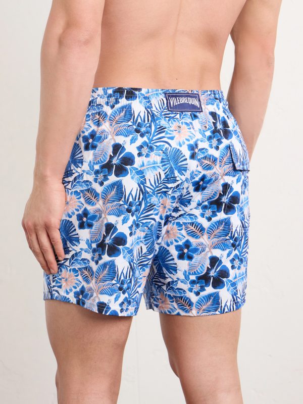 Moorise Straight-Leg Mid-Length Printed Recycled Swim Shorts - BK Moorise Straight-Leg Mid-Length Printed Recycled Swim Shorts - BK