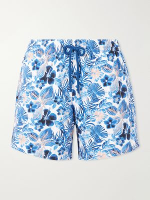 Moorise Straight-Leg Mid-Length Printed Recycled Swim Shorts Moorise Straight-Leg Mid-Length Printed Recycled Swim Shorts