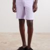 Straight-Leg Garment-Dyed Linen Shorts - FR Straight-Leg Garment-Dyed Linen Shorts - FR