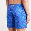 Mahina Straight-Leg Mid-Length Recycled Swim Shorts - BK Mahina Straight-Leg Mid-Length Recycled Swim Shorts - BK