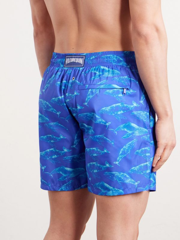 Mahina Straight-Leg Mid-Length Recycled Swim Shorts - BK Mahina Straight-Leg Mid-Length Recycled Swim Shorts - BK