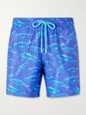 Mahina Straight-Leg Mid-Length Recycled Swim Shorts Mahina Straight-Leg Mid-Length Recycled Swim Shorts