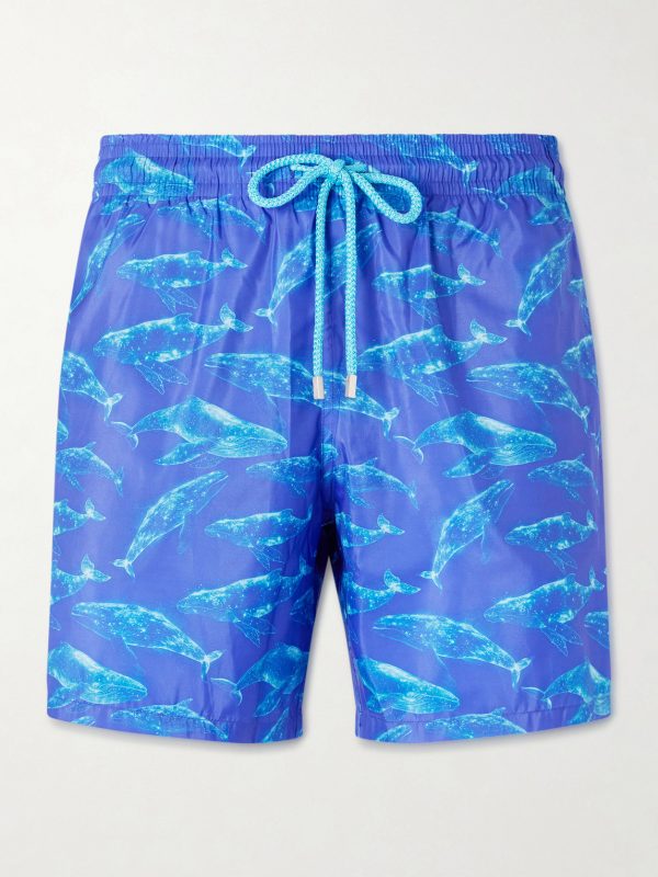 Mahina Straight-Leg Mid-Length Recycled Swim Shorts Mahina Straight-Leg Mid-Length Recycled Swim Shorts