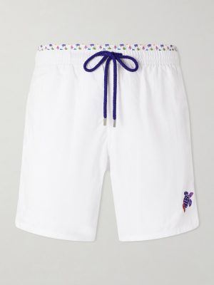 Moka Straight-Leg Mid-Length ECONYL® Swim Shorts Moka Straight-Leg Mid-Length ECONYL® Swim Shorts