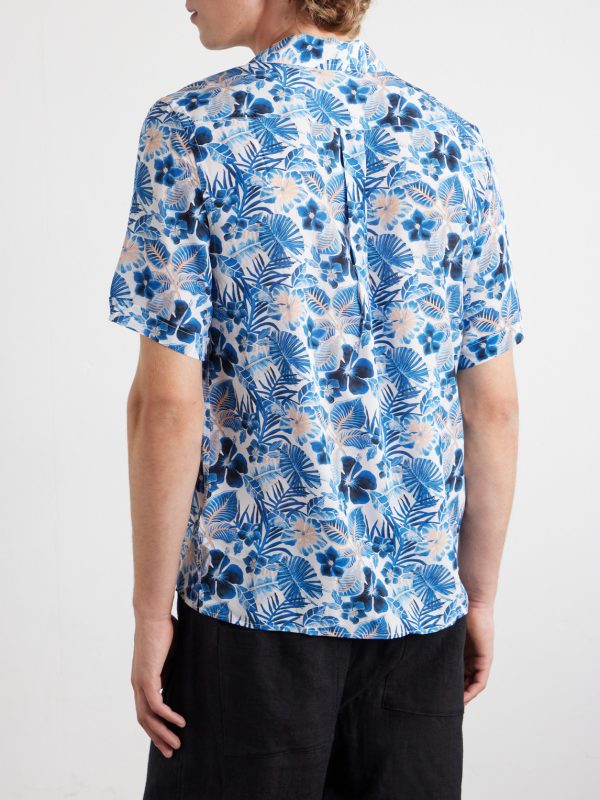Charli Camp-Collar Printed Shirt - BK Charli Camp-Collar Printed Shirt - BK