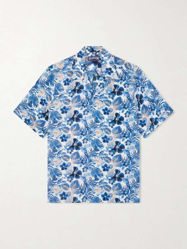 Charli Camp-Collar Printed Shirt Charli Camp-Collar Printed Shirt