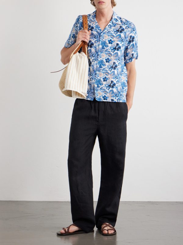 Charli Camp-Collar Printed Shirt - OU Charli Camp-Collar Printed Shirt - OU