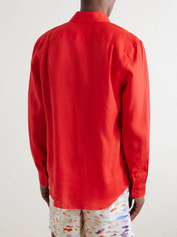Caroubis Linen Shirt - BK Caroubis Linen Shirt - BK