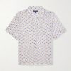 Charli Camp-Collar Printed Organic Cotton Shirt Charli Camp-Collar Printed Organic Cotton Shirt