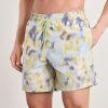 Moopea Straight-Leg Mid-Length Printed Recycled Swim Shorts - OU