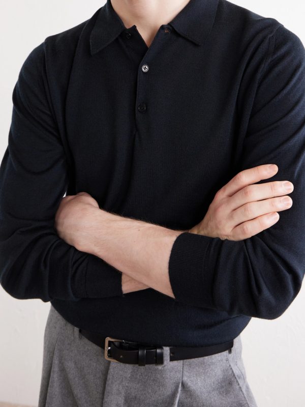 Caverhill Knitted Merino Wool Polo Shirt - CU Caverhill Knitted Merino Wool Polo Shirt - CU