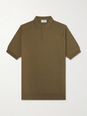 14.Singular Slim-Fit Merino Wool-Piqué Polo Shirt 14.Singular Slim-Fit Merino Wool-Piqué Polo Shirt