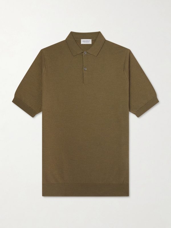 14.Singular Slim-Fit Merino Wool-Piqué Polo Shirt