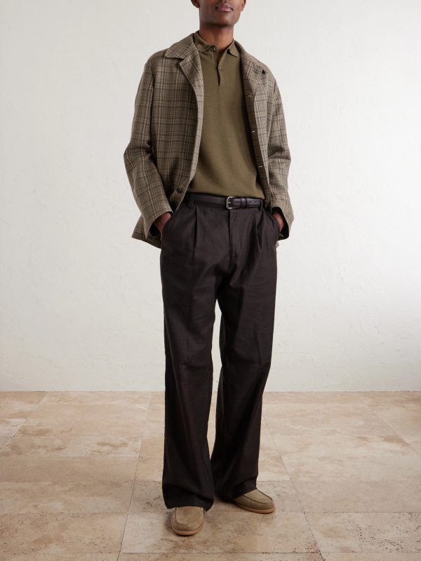 14.Singular Slim-Fit Merino Wool-Piqué Polo Shirt - OU