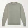 Honeycomb-Knit Merino Wool Sweater