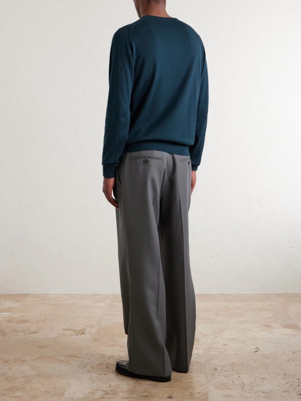 Hatfield Sea Island Cotton Sweater - BK