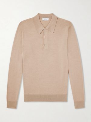 Caverhill Knitted Merino Wool Polo Shirt Caverhill Knitted Merino Wool Polo Shirt