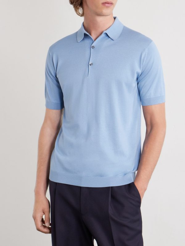Adrian Slim-Fit Sea Island Cotton Polo Shirt - FR