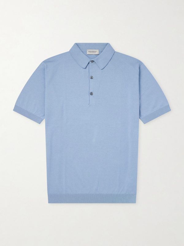 Adrian Slim-Fit Sea Island Cotton Polo Shirt