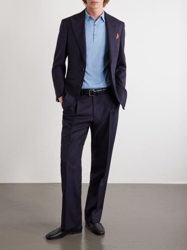 Adrian Slim-Fit Sea Island Cotton Polo Shirt - OU