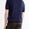 Macloud Knitted Merino Wool Polo Shirt - BK