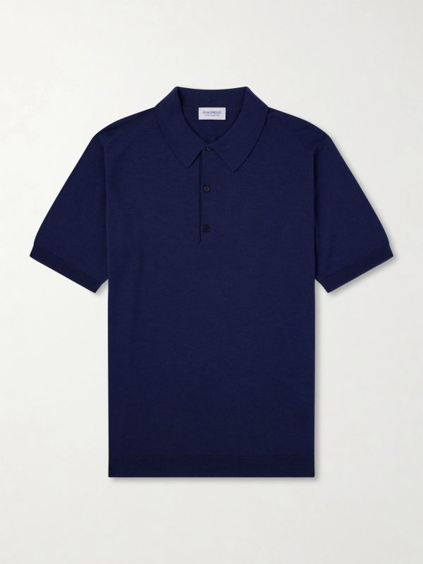 Macloud Knitted Merino Wool Polo Shirt