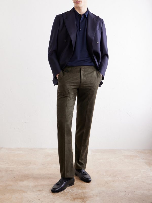 Macloud Knitted Merino Wool Polo Shirt - OU