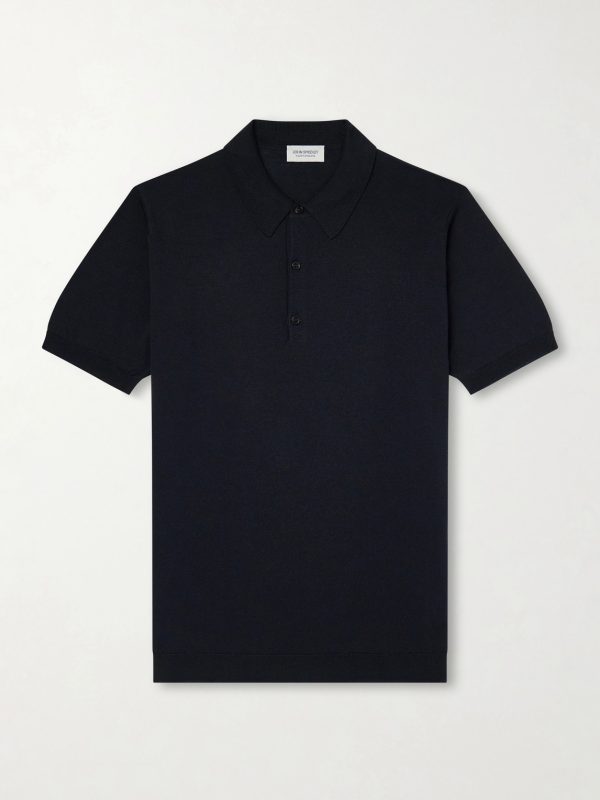 Macloud Knitted Merino Wool Polo Shirt