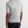 Adrian Slim-Fit Sea Island Cotton Polo Shirt - BK