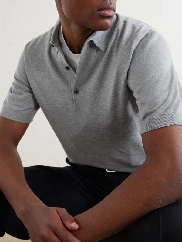 Adrian Slim-Fit Sea Island Cotton Polo Shirt - CU