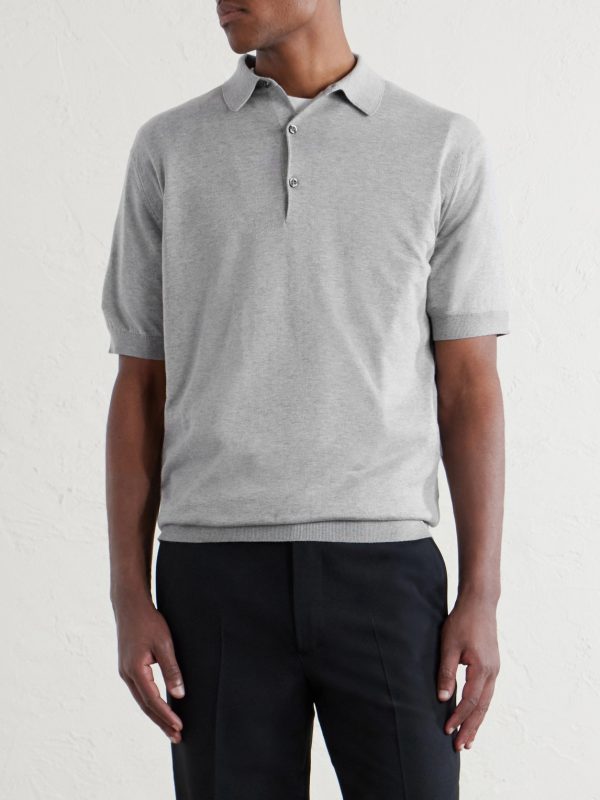 Adrian Slim-Fit Sea Island Cotton Polo Shirt - FR