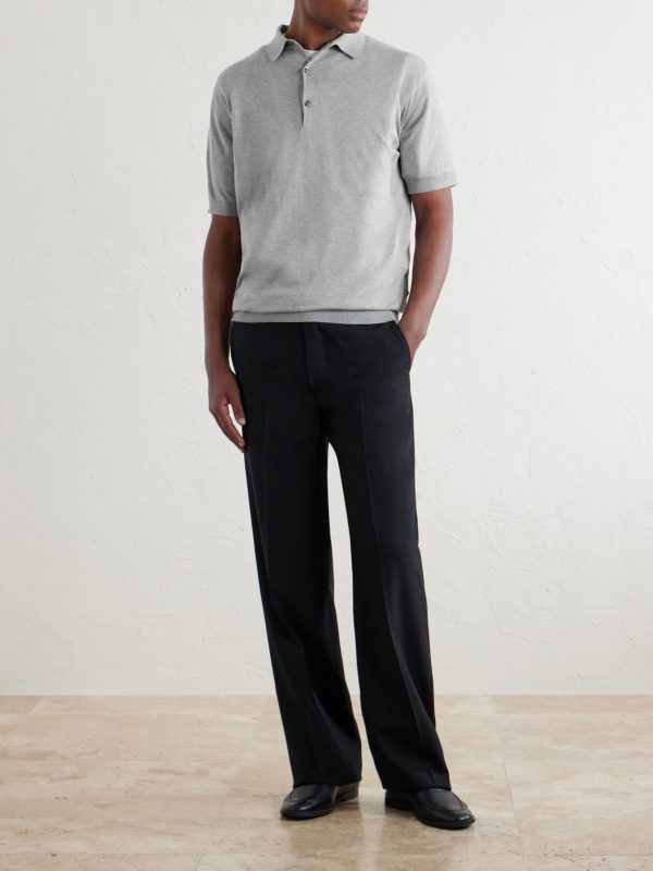 Adrian Slim-Fit Sea Island Cotton Polo Shirt - OU