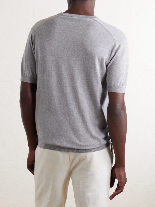 Torin SS Cotton-Knitted T-Shirt - BK Torin SS Cotton-Knitted T-Shirt - BK