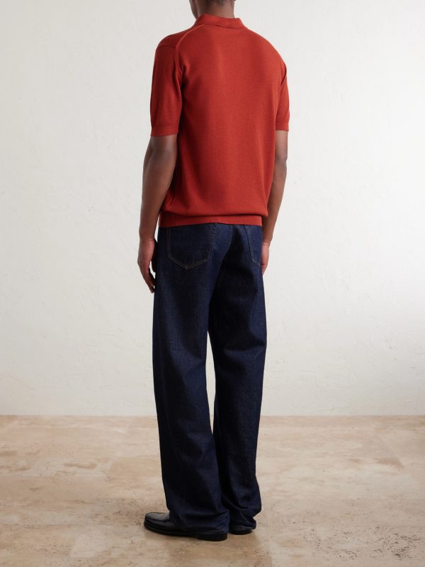Roth Sea Island Cotton Polo Shirt - BK