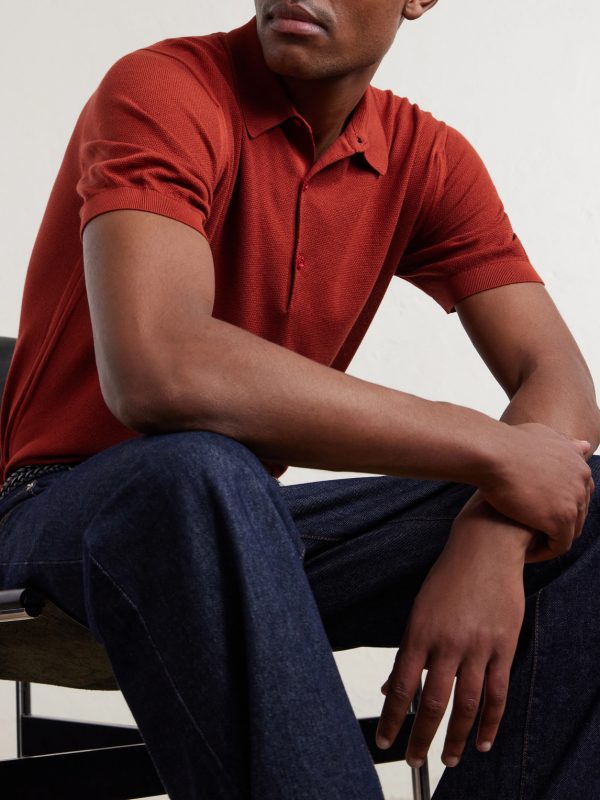 Roth Sea Island Cotton Polo Shirt - CU