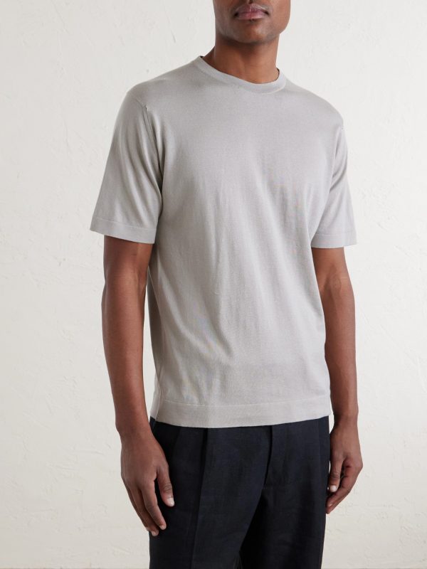 Lorca Slim-Fit Sea Island Cotton T-Shirt - FR Lorca Slim-Fit Sea Island Cotton T-Shirt - FR