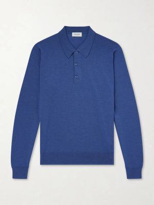 Caverhill Knitted Merino Wool Polo Shirt Caverhill Knitted Merino Wool Polo Shirt