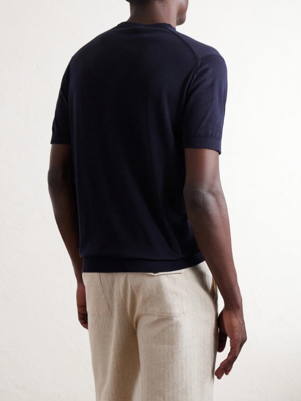 Torin SS Cotton-Knitted T-Shirt - BK Torin SS Cotton-Knitted T-Shirt - BK