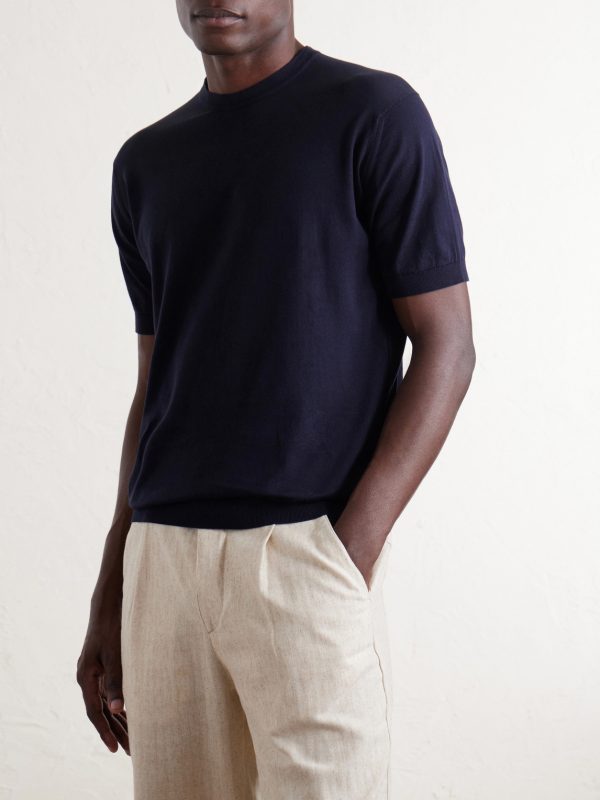 Torin SS Cotton-Knitted T-Shirt - FR Torin SS Cotton-Knitted T-Shirt - FR
