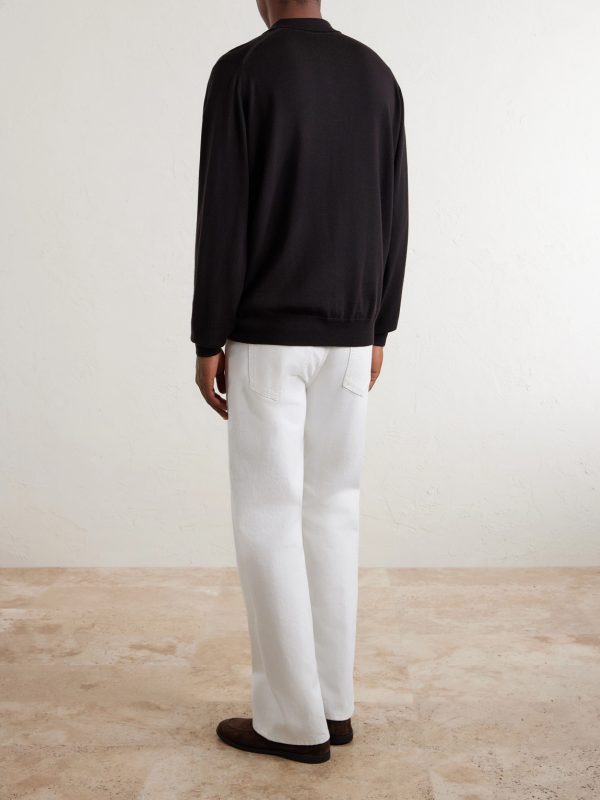 Tibor Merino Wool Cardigan - BK Tibor Merino Wool Cardigan - BK