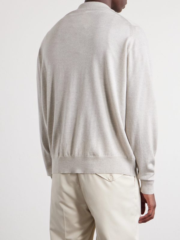Tibor Merino Wool Cardigan - BK Tibor Merino Wool Cardigan - BK